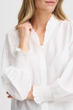 Load image into Gallery viewer, FRANSA&lt;BR&gt;
Amby Shirt&lt;BR&gt;
White&lt;BR&gt;
