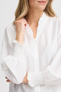 FRANSA<BR>
Amby Shirt<BR>
White<BR>