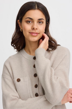 Load image into Gallery viewer, FRANSA&lt;BR&gt;
Bitte Knit Pullover&lt;BR&gt;
Stone&lt;BR&gt;
