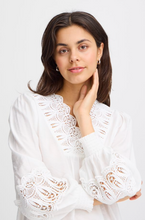 Load image into Gallery viewer, FRANSA&lt;BR&gt;
Blondie Blouse&lt;BR&gt;
White&lt;BR&gt;
