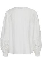 Load image into Gallery viewer, FRANSA&lt;BR&gt;
Blondie Blouse&lt;BR&gt;
White&lt;BR&gt;
