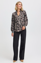 Load image into Gallery viewer, FRANSA&lt;BR&gt;
Gladis Blouse&lt;BR&gt;
Black&lt;BR&gt;
