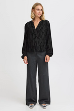 Load image into Gallery viewer, FRANSA&lt;BR&gt;
Jull Blouse&lt;BR&gt;
Black&lt;BR&gt;
