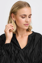 Load image into Gallery viewer, FRANSA&lt;BR&gt;
Jull Blouse&lt;BR&gt;
Black&lt;BR&gt;
