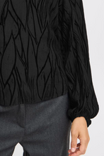 Load image into Gallery viewer, FRANSA&lt;BR&gt;
Jull Blouse&lt;BR&gt;
Black&lt;BR&gt;
