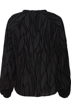 Load image into Gallery viewer, FRANSA&lt;BR&gt;
Jull Blouse&lt;BR&gt;
Black&lt;BR&gt;
