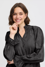 Load image into Gallery viewer, FRANSA&lt;BR&gt;
Lasi Blouse&lt;BR&gt;
Black&lt;BR&gt;
