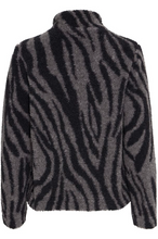 Load image into Gallery viewer, FRANSA&lt;BR&gt;
Nova Fleece Cardigan&lt;BR&gt;
Black&lt;BR&gt;
