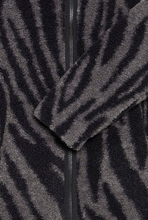 Load image into Gallery viewer, FRANSA&lt;BR&gt;
Nova Fleece Cardigan&lt;BR&gt;
Black&lt;BR&gt;
