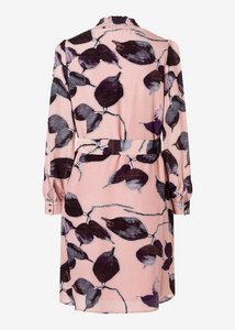 MORE AND MORE<BR>
Autumn Leaf Print Dress<BR>
Print<BR>