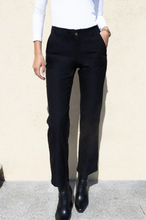 Load image into Gallery viewer, NO2MORO&lt;BR&gt;
Rome Serene Trousers&lt;BR&gt;
Black, Navy&lt;BR&gt;
