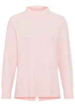 Load image into Gallery viewer, OLSEN&lt;BR&gt;
Long Sleeve Funnel Neck Pullover&lt;BR&gt;
Pink&lt;BR&gt;
