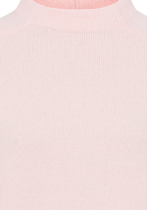 OLSEN<BR>
Long Sleeve Funnel Neck Pullover<BR>
Pink<BR>