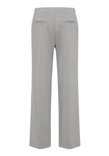 Load image into Gallery viewer, OLSEN&lt;BR&gt;
Anna Fit Wide Leg Herringbone Pants&lt;BR&gt;
Grey&lt;BR&gt;
