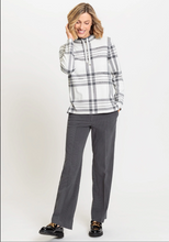 Load image into Gallery viewer, OLSEN&lt;BR&gt;
Anna Fit Wide Leg Corduroy Trousers&lt;BR&gt;
Slate&lt;BR&gt;
