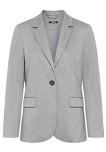 Load image into Gallery viewer, OLSEN&lt;BR&gt;
Herringbone Blazer&lt;BR&gt;
Grey&lt;BR&gt;
