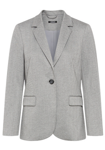 OLSEN<BR>
Herringbone Blazer<BR>
Grey<BR>