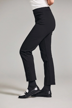 Load image into Gallery viewer, PERUZZI&lt;BR&gt;
Button End Trousers&lt;BR&gt;
Black&lt;BR&gt;
