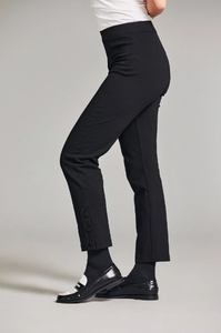 PERUZZI<BR>
Button End Trousers<BR>
Black<BR>