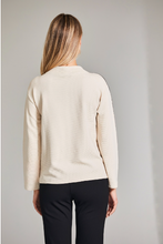 Load image into Gallery viewer, PERUZZI&lt;BR&gt;
Circle Pocket Top&lt;BR&gt;
Ecru&lt;BR&gt;
