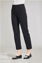 Load image into Gallery viewer, PERUZZI&lt;BR&gt;
Classic Turn Up Trousers&lt;BR&gt;
Navy&lt;BR&gt;
