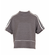 Load image into Gallery viewer, PERUZZI&lt;BR&gt;
Hounds Tooth Top&lt;BR&gt;
Ecru&lt;BR&gt;
