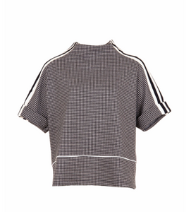 PERUZZI<BR>
Hounds Tooth Top<BR>
Ecru<BR>