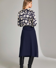 Load image into Gallery viewer, PERUZZI&lt;BR&gt;
Shadow Print Shirt&lt;BR&gt;
Navy&lt;BR&gt;
