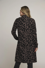 Load image into Gallery viewer, RINO AND PELLE&lt;BR&gt;
Annabel Long Knit Cardigan&lt;BR&gt;
Black Print&lt;BR&gt;
