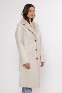 RINO AND PELLE<BR>
Jula Reversible Coat<BR>
Grey<BR>