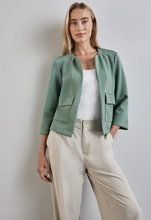 Load image into Gallery viewer, STREET ONE&lt;BR&gt;
Open Jacket&lt;BR&gt;
Green&lt;BR&gt;
