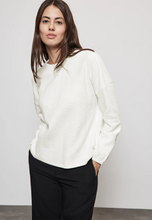 Load image into Gallery viewer, STREET ONE&lt;BR&gt;
Structured Shirt with Turtle Neck Top&lt;BR&gt;
White&lt;BR&gt;
