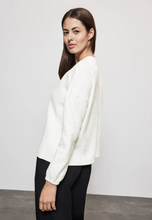 Load image into Gallery viewer, STREET ONE&lt;BR&gt;
Structured Shirt with Turtle Neck Top&lt;BR&gt;
White&lt;BR&gt;
