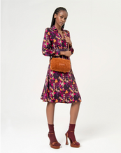 Load image into Gallery viewer, SURKANA&lt;BR&gt;
Flared Shirt Dress&lt;BR&gt;
Purple&lt;BR&gt;
