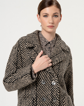 Load image into Gallery viewer, SURKANA&lt;BR&gt;
Herringbone Jacket&lt;BR&gt;
Black&lt;BR&gt;
