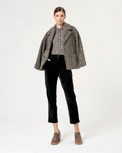 Load image into Gallery viewer, SURKANA&lt;BR&gt;
Herringbone Jacket&lt;BR&gt;
Black&lt;BR&gt;
