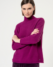 Load image into Gallery viewer, SURKANA&lt;BR&gt;
Ranglan Knit Jumper&lt;BR&gt;
Purple&lt;BR&gt;
