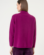 Load image into Gallery viewer, SURKANA&lt;BR&gt;
Ranglan Knit Jumper&lt;BR&gt;
Purple&lt;BR&gt;
