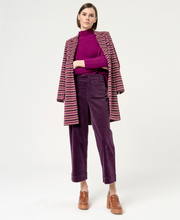 Load image into Gallery viewer, SURKANA&lt;BR&gt;
Ranglan Knit Jumper&lt;BR&gt;
Purple&lt;BR&gt;
