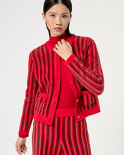 Load image into Gallery viewer, SURKANA&lt;BR&gt;
Short Knit Jacket&lt;BR&gt;
Marroon&lt;BR&gt;
