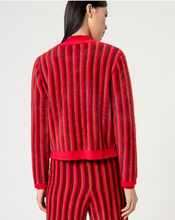 Load image into Gallery viewer, SURKANA&lt;BR&gt;
Short Knit Jacket&lt;BR&gt;
Marroon&lt;BR&gt;
