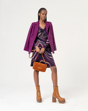 Load image into Gallery viewer, SURKANA&lt;BR&gt;
V-Neck Dress&lt;BR&gt;
Purple&lt;BR&gt;
