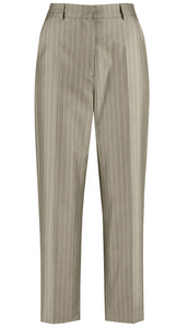 TAIFUN<BR>
Fine 7/8 Length PinStripe Trousers<BR>
Sage<BR>