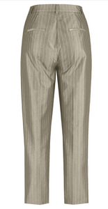 TAIFUN<BR>
Fine 7/8 Length PinStripe Trousers<BR>
Sage<BR>