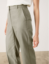 Load image into Gallery viewer, TAIFUN&lt;BR&gt;
Fine 7/8 Length PinStripe Trousers&lt;BR&gt;
Sage&lt;BR&gt;
