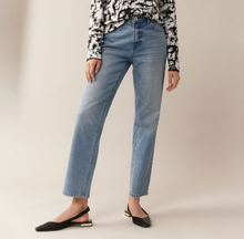 Load image into Gallery viewer, TAIFUN&lt;BR&gt;
Straight Leg Jeans&lt;BR&gt;
Blue Denim&lt;BR&gt;
