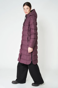 TANTA<BR>
Puddle Outer Coat<BR>
Artic, Plum<BR>