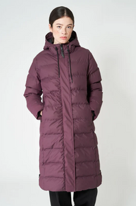 TANTA<BR>
Puddle Outer Coat<BR>
Artic, Plum<BR>