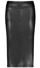 Load image into Gallery viewer, GERRY WEBER&lt;BR&gt;
Pleather Skirt&lt;BR&gt;
Black&lt;BR&gt;
