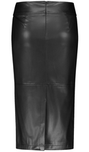 Load image into Gallery viewer, GERRY WEBER&lt;BR&gt;
Pleather Skirt&lt;BR&gt;
Black&lt;BR&gt;
